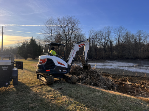Project 12 excavation equipment